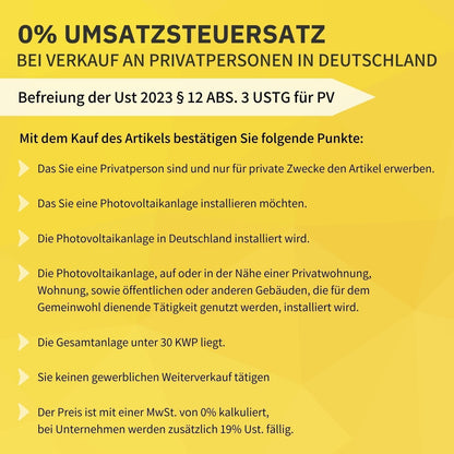 Avoltik Balkonkraftwerk Halterung Eckig - 2er V2025 Neigbar