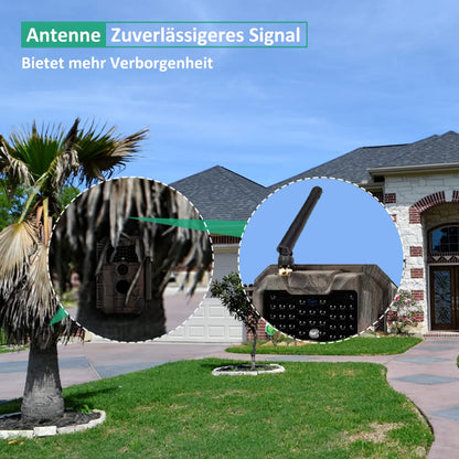 GardePro E6 Wildkamera – 48MP, WLAN, No Glow Nachtsicht