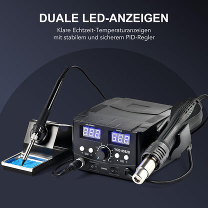 CREWORKS 2IN1 Heissluft Lötstation – SMD Entlötstation