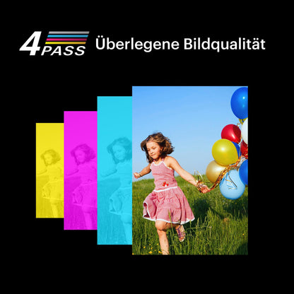 KODAK Dock Plus 4PASS Mobiler Fotodrucker 10x15cm 90 Blatt Paket