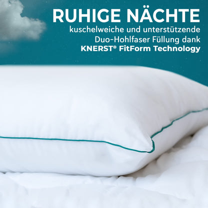 TRAUMHAUS Traumkissen ergonomisches Kopfkissen Öko-Tex - 80x80 cm