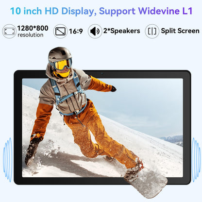 Whitedeer Android 15 Gaming Tablet 10 Zoll – Schwarz