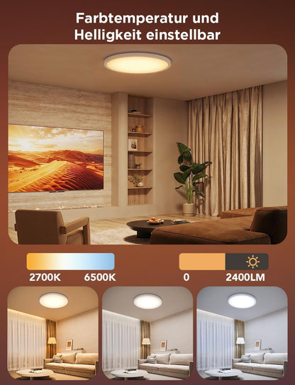 Govee LED Deckenleuchte RGBIC Smart Ø30cm - 2er Set