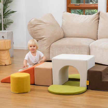 BanaSuper Kinder Schaumstoff Kletterblöcke Bausteine Set - bunt XXL