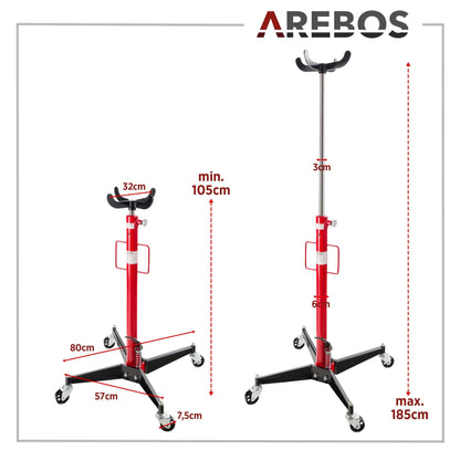 Arebos Getriebeheber Motorheber hydraulisch - 500 kg
