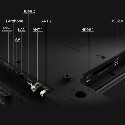 CHIQ 32 Zoll QLED FHD HDR10 Fernseher - Google TV, Schwarz