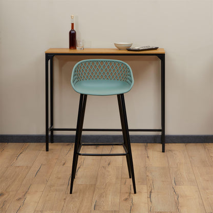 IDIMEX Barhocker IREK Retro-Design olivgrün – 2er Pack