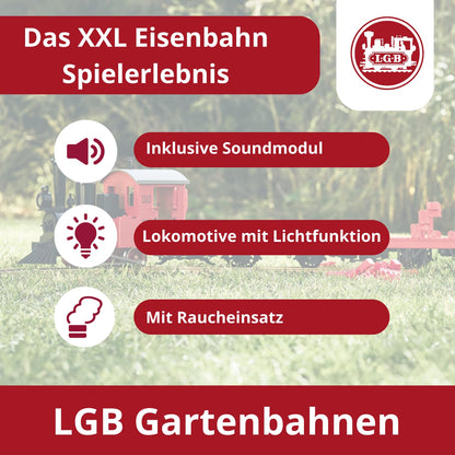 LGB 70307 Gartenbahn Starterset Personenzug – Spur G