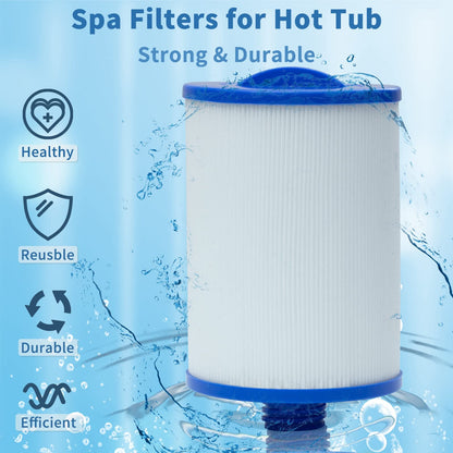 JEFFEL PWW50 Whirlpool-Filterkartusche für Unicel 6CH-940, 2 Stück