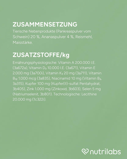 NutriLabs Placamax Tabletten für Hunde zur Verdauung, 100 Stk.