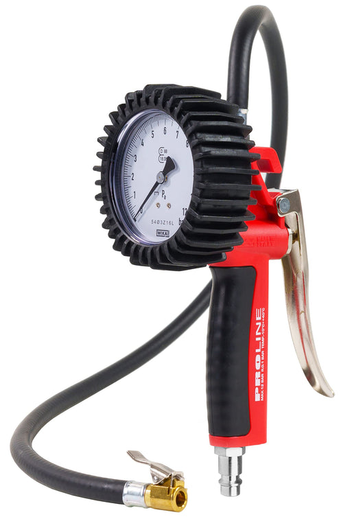 GAV Profi Reifenfüller - WIKA 80mm Manometer, geeicht. Mit 80mm WIKA Manometer zum präzisen Prüfen und Befüllen von Reifen.