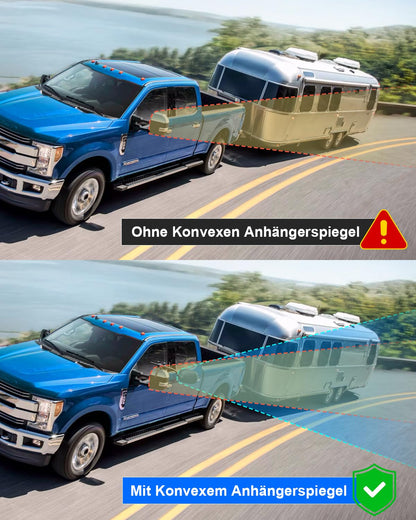 SUPAREE Wohnwagen Zusatzspiegel Konvexspiegel – Universal 2er-Set