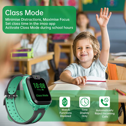imoo Z1 Kinder-Smartwatch mit GPS, Telefonfunktion, IPX8, Grün