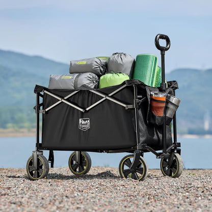 TIMBER RIDGE Faltbarer Bollerwagen Gartenwagen All-Terrain 200L