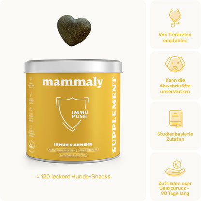 mammaly Immu Push Immunsystem Leckerli für Hunde 350g