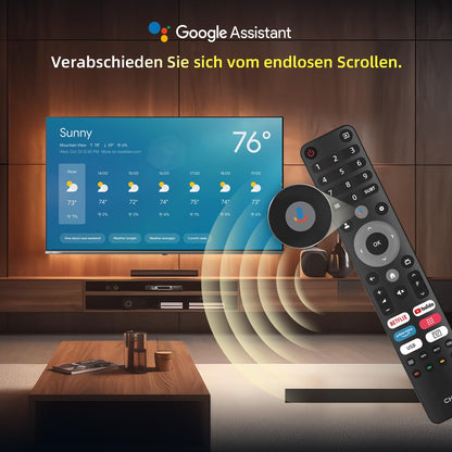 CHIQ 32 Zoll QLED FHD HDR10 Fernseher - Google TV, Schwarz