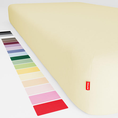 Schuette® Topper Spannbettlaken 200x220 cm – Lemon Cello, zitronengelb. Zum Beziehen von Matratzentoppern für Schutz und Hygiene.