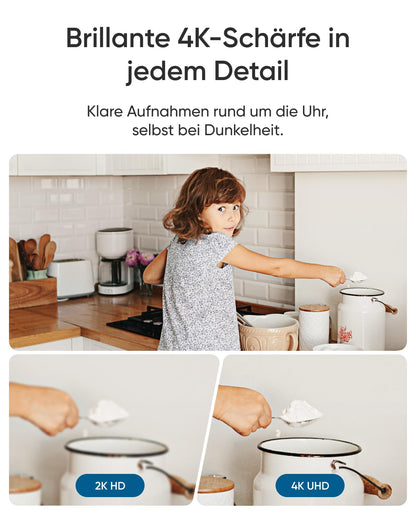 Eufy E30 Indoor Kamera Überwachungskamera - 4K UHD 2er-Pack