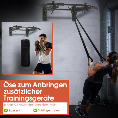 DH FitLife 4in1 Klimmzugstange Multifunktional Wandmontage