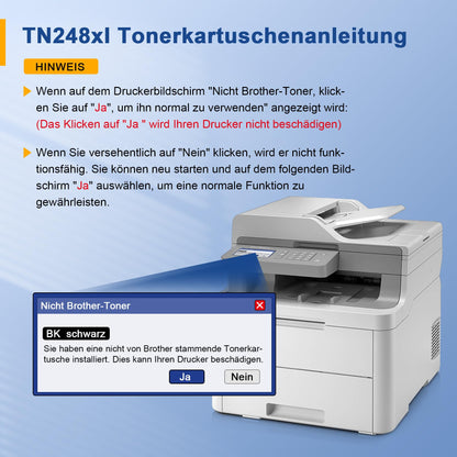 Brother TN248XL Tonerpatrone – Kompatibel Hohe Kapazität