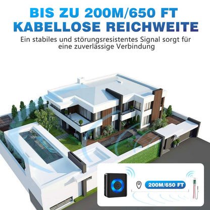 Satisure Funkklingel Erweiterungsset – 1 Sender 3 Empfänger