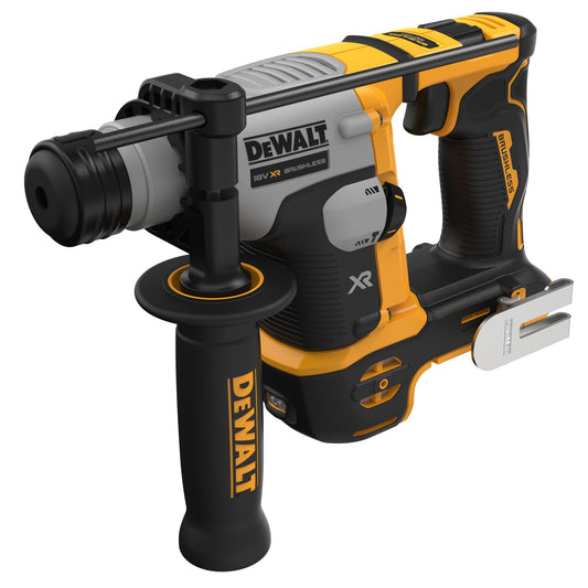 Dewalt DCH172NT Akku-Bohrhammer, gelb-schwarz, 18V, zum schnellen Bohren in Beton und Mauerwerk mit SDS-plus Aufnahme.