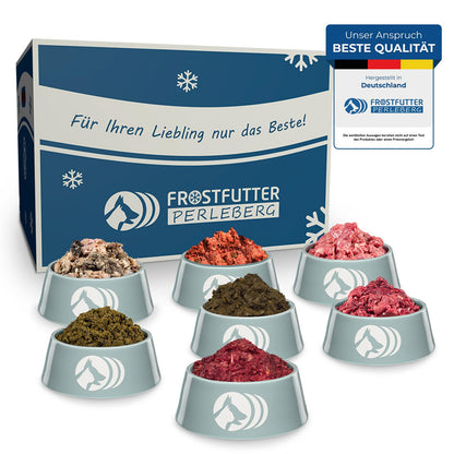 Frostfutter Perleberg Barf Highlight-Paket Hundefutter - 12kg Rind/Huhn
