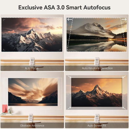 WANBO T2 Ultra Smart Beamer Projektor - FHD Android TV Autofokus