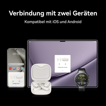 HUAWEI FreeArc Open-Ear-Kopfhörer, Bluetooth, IP57, Grau