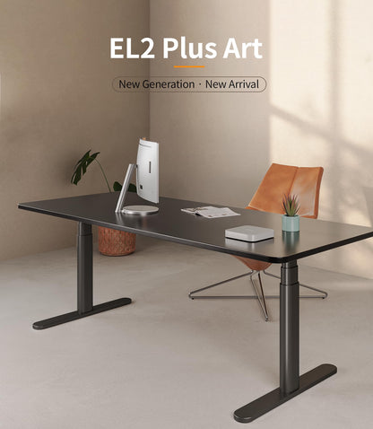 MAIDeSITe EL2 Plus Art elektrisches Schreibtischgestell, oval