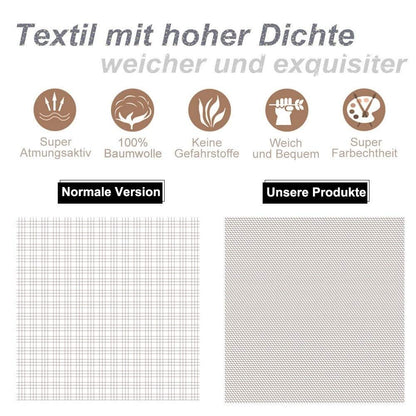 KEAYOO Wendebettwäsche Set 4-teilig Baumwolle Grau Rosa 135x200