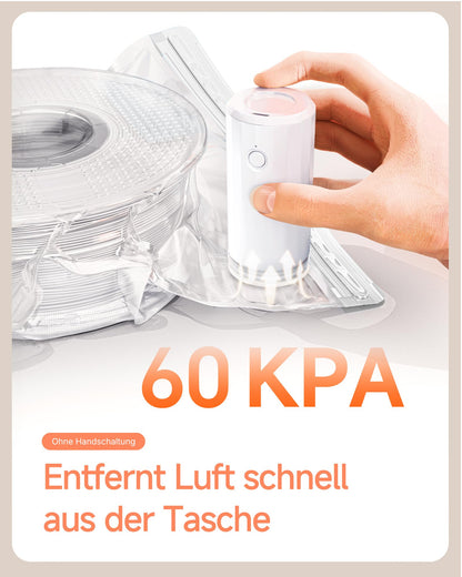 YOOPAI Vakuumbeutel Set für 3D-Drucker Filament mit Pumpe, 30 Beutel