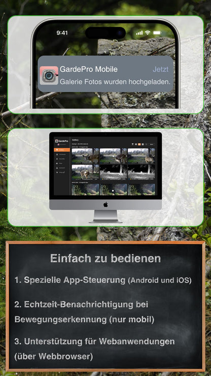 GardePro X50 Pro Max 4G LTE Wildkamera mit 48 MP und Live-Streaming