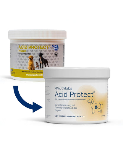 NutriLabs Acid Protect Kautabletten für Hunde, 100 Stück