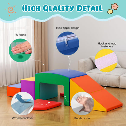 Lischwert Riesenbausteine Schloss Set 6-teilig – Mehrfarbig