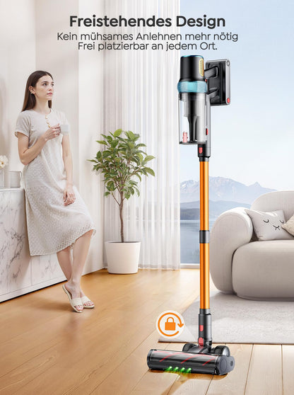 INTETURE BP40 Akku-Staubsauger kabellos, 600 W, 50 kPa, 65 Min