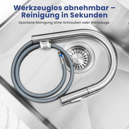 CECIPA SOFETIY Küchenarmatur mit Ausziehbrause - Edelstahl