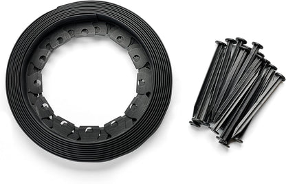 WDB Smart Border Rasenkante flexibel aus Kunststoff, 20 m, schwarz