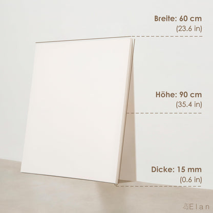 Elan Keilrahmen Leinwand 60x90 cm, 4er Set, 100% Baumwolle, 280 g/m²