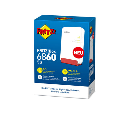 FRITZ!Box 6860 5G Mobilfunk-Router – DECT-Basis Outdoor