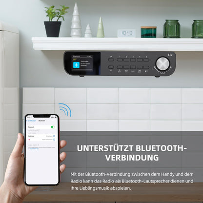 LFF Küchenradio DAB+ Tragbar - Bluetooth & Farbdisplay