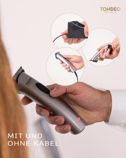TONDEO ECO XP LITHIUM Profi Haarschneider SILVER
