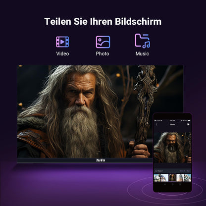 TuTu Smart TV 25 Zoll Full HD VIDAA Fernseher TUV25FQ1B