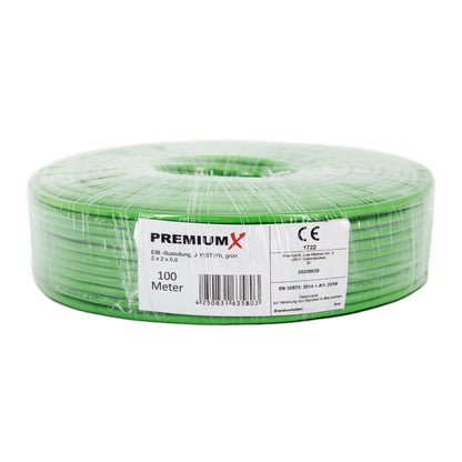 Premium X KNX Busleitung J-Y(ST) Yh 2x2x0,8 Eca - 100m