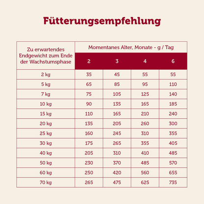 MERA Essential Junior Hundefutter Trockenfutter für Welpen 12,5 kg