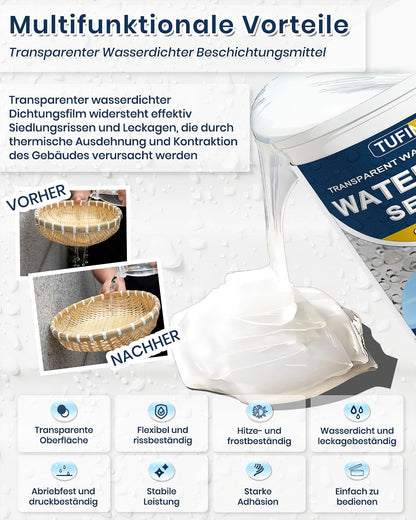 Tufinein Wasserdichte Beschichtung, transparente Abdichtung 5 kg