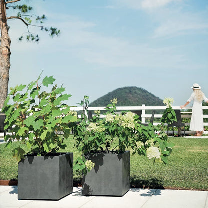 Kreher Millennium XL Pflanzkasten - 80L Anthrazit Kunststoff