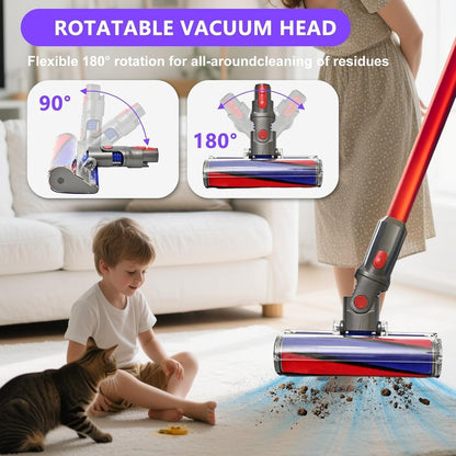 YMJOGGUX Elektrische Softroller Bodendüse für Dyson V7 V8 V10 V11 V15