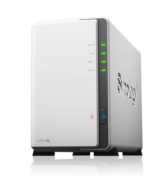 Synology DS220j 8 TB 2-Bay Desktop NAS-Lösung mit Seagate IronWolf