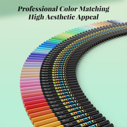 ENMY Acrylmalstifte Set 80 Farben, direkte Flüssigacryl-Marker